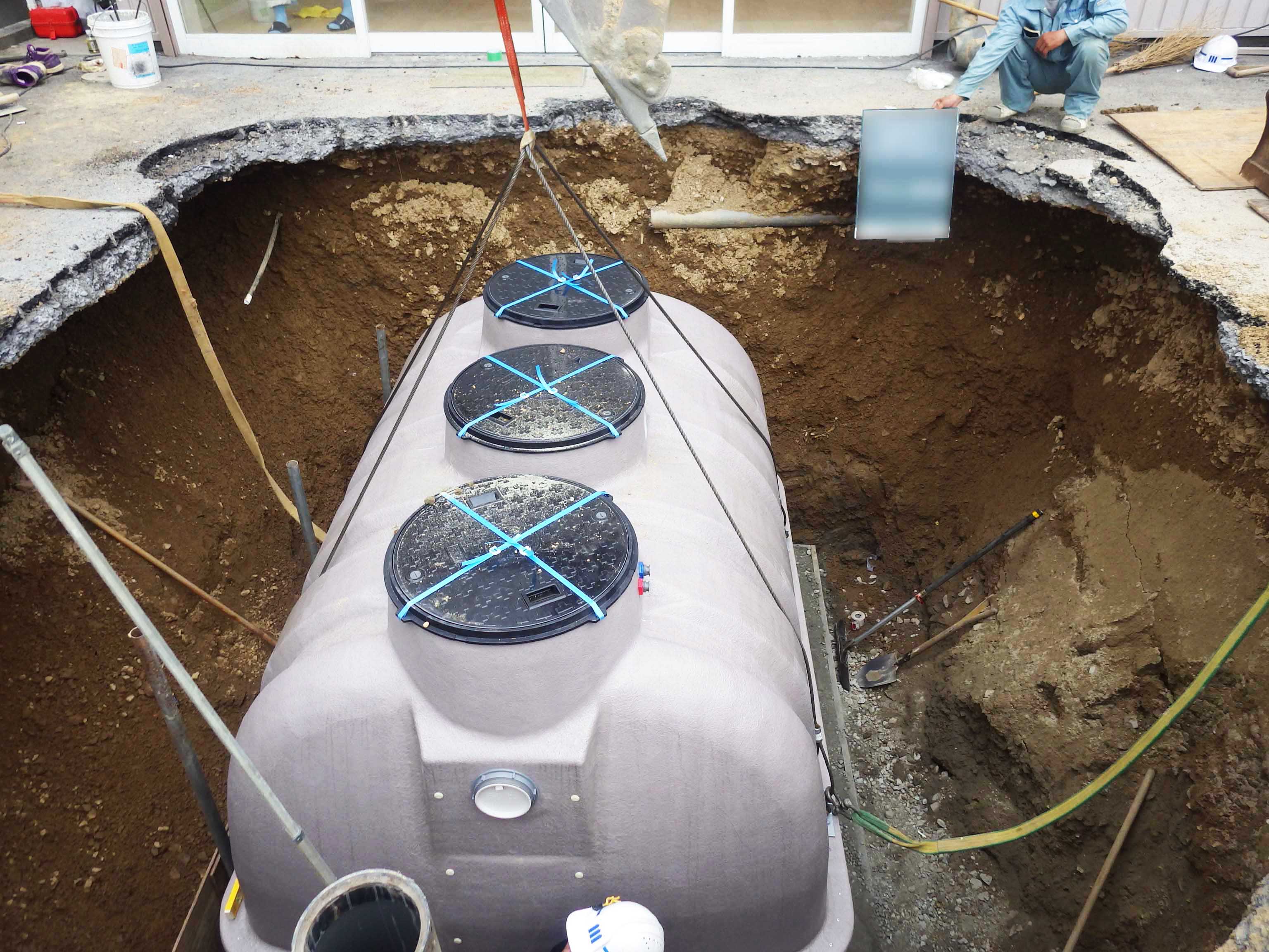 浄化槽入替工事