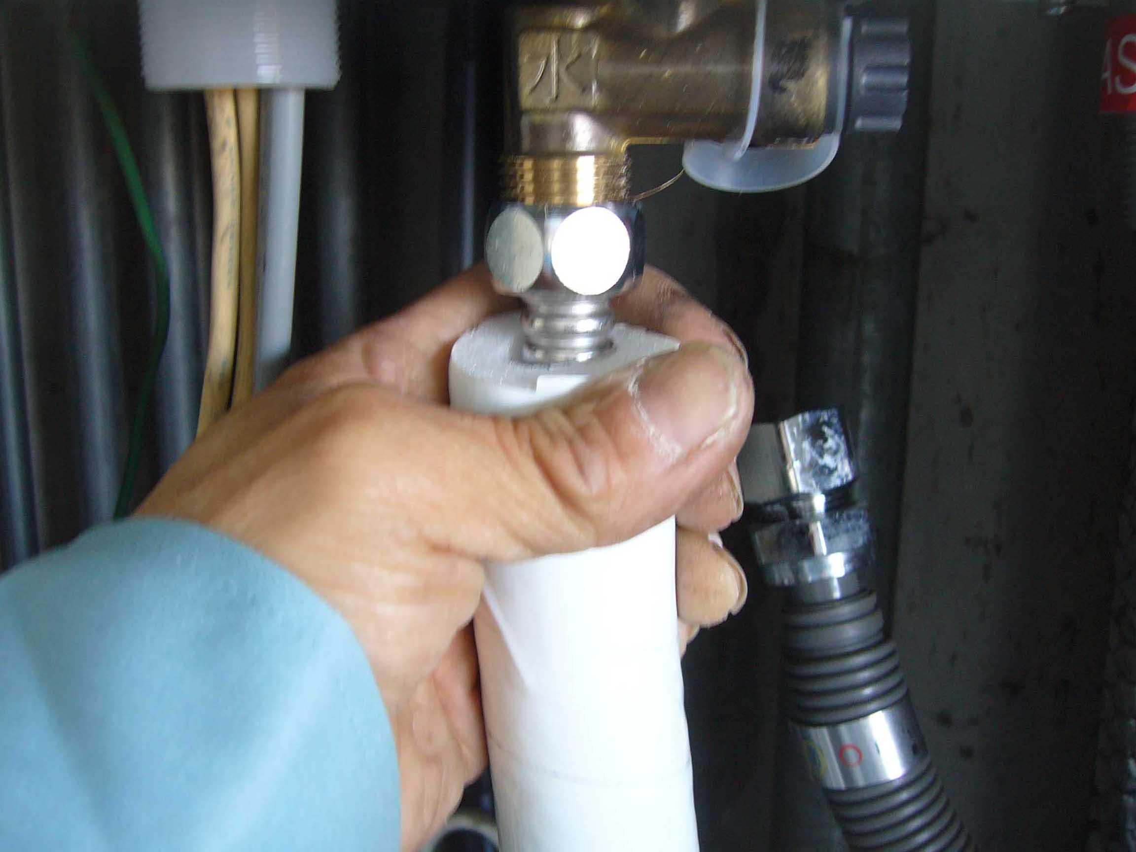 給水ポンプ水圧テスト