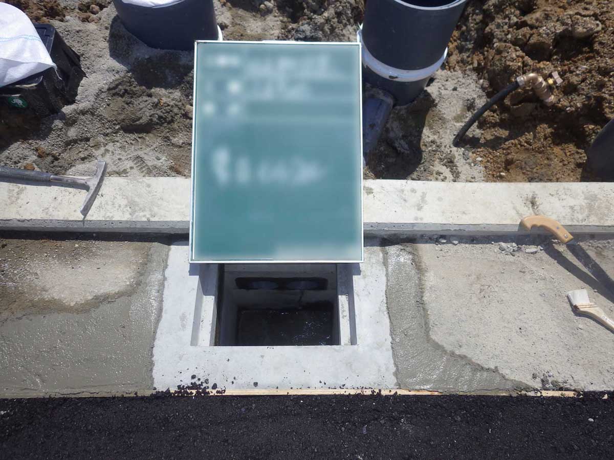 雨水枡設置工事