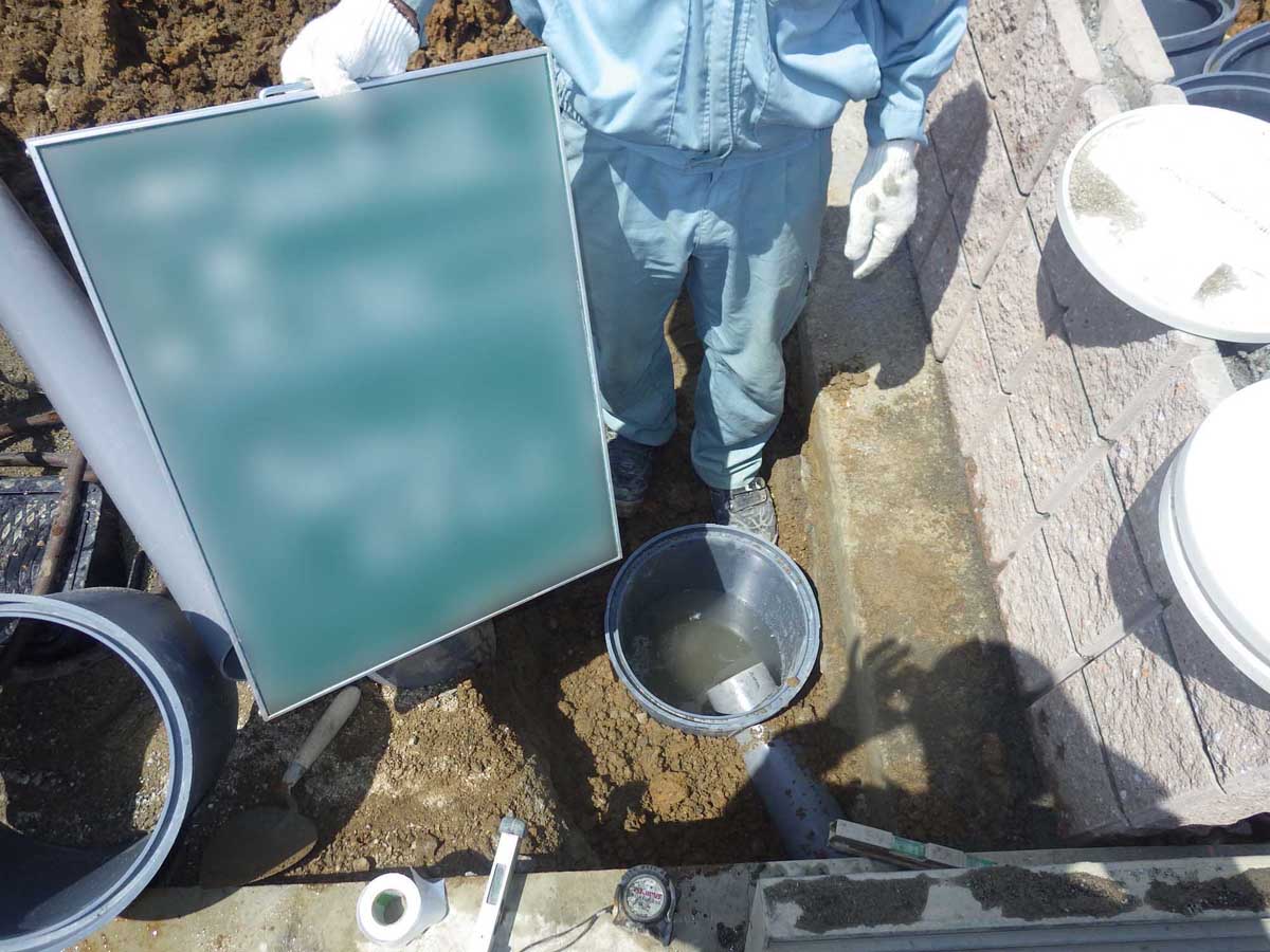 雨水枡設置工事