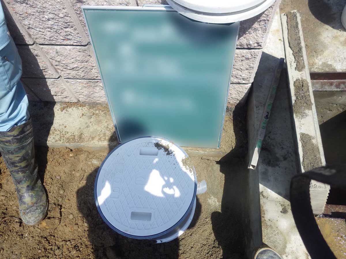 雨水枡設置工事