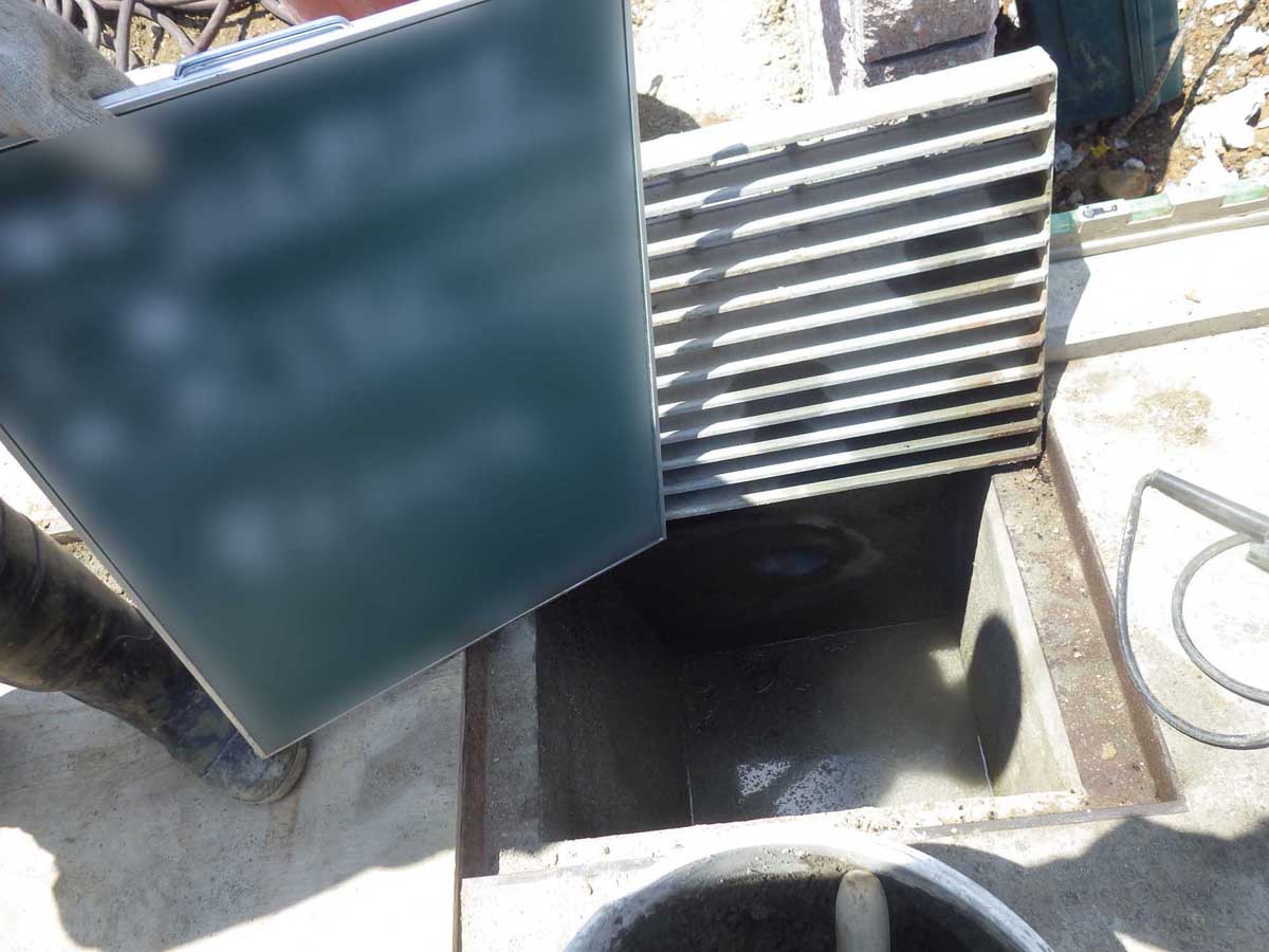 雨水枡設置工事