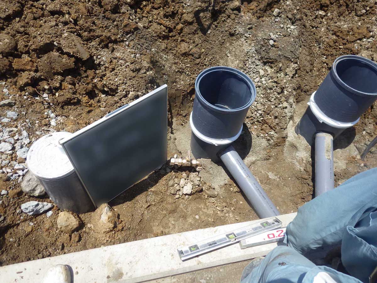 雨水枡設置工事