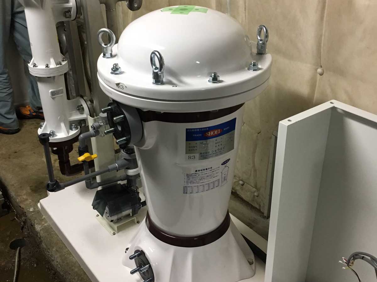 給水ポンプ交換工事