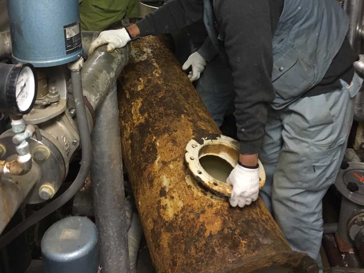 給水ポンプ交換工事