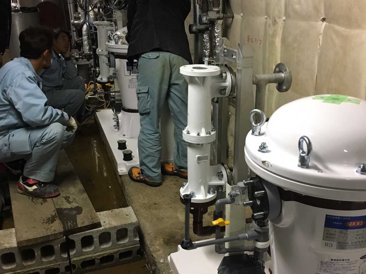 給水ポンプ交換工事