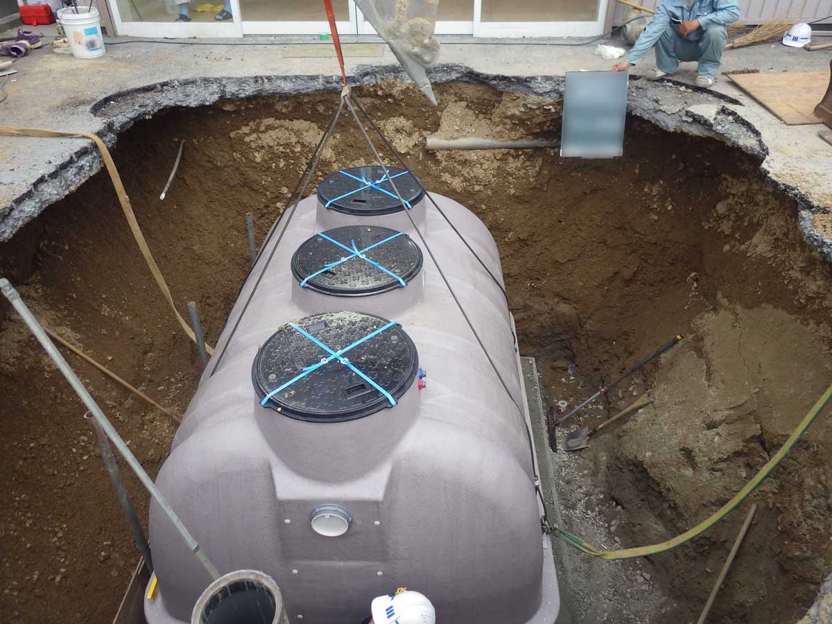 浄化槽入替工事