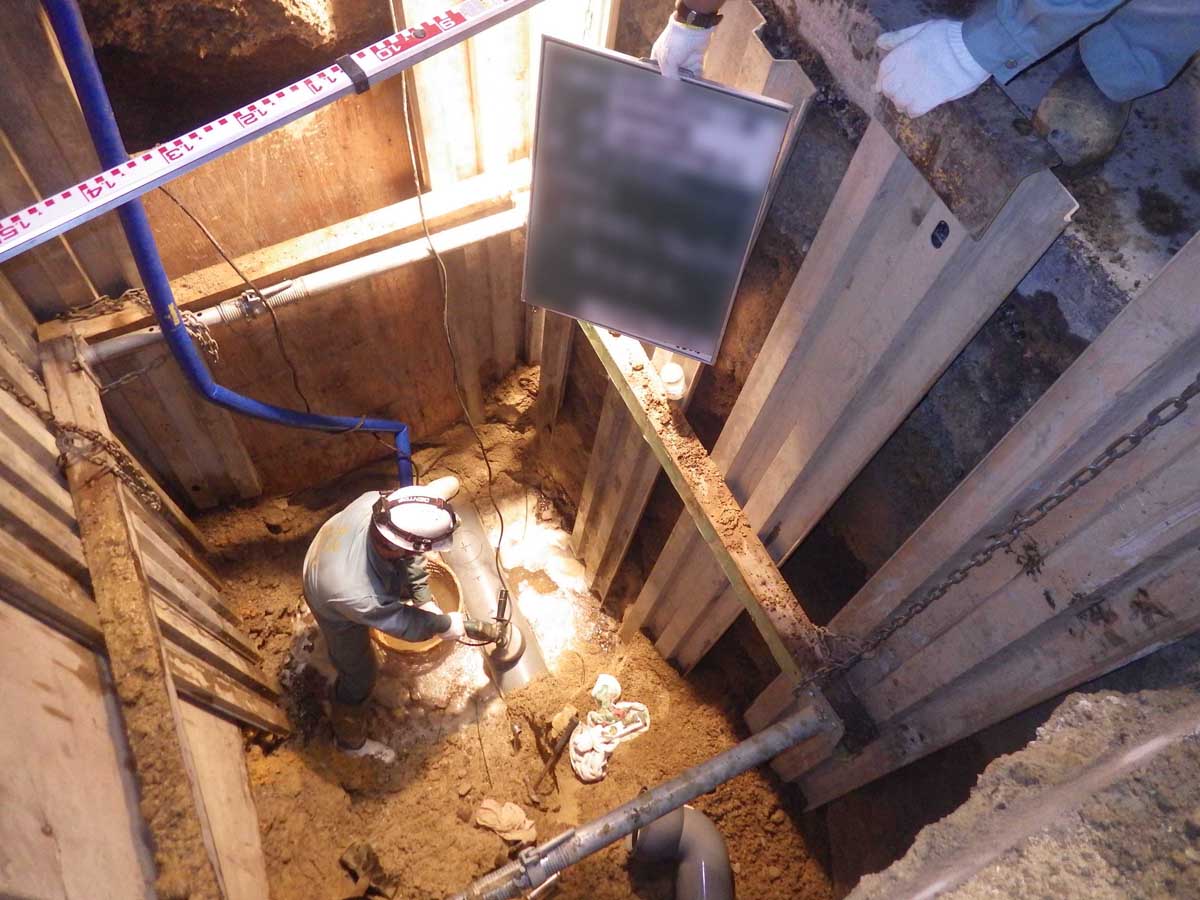 給排水管引込工事