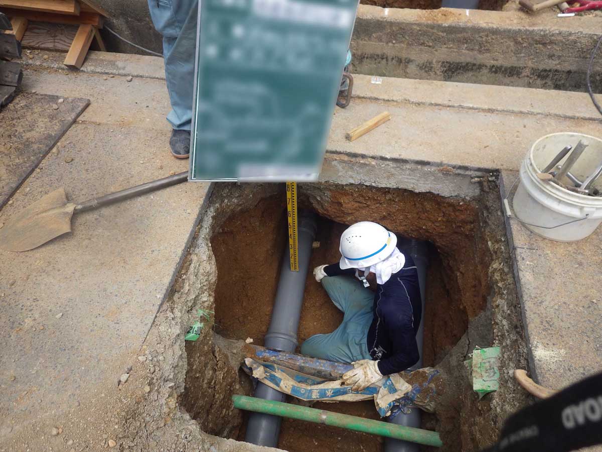 給排水管引込工事