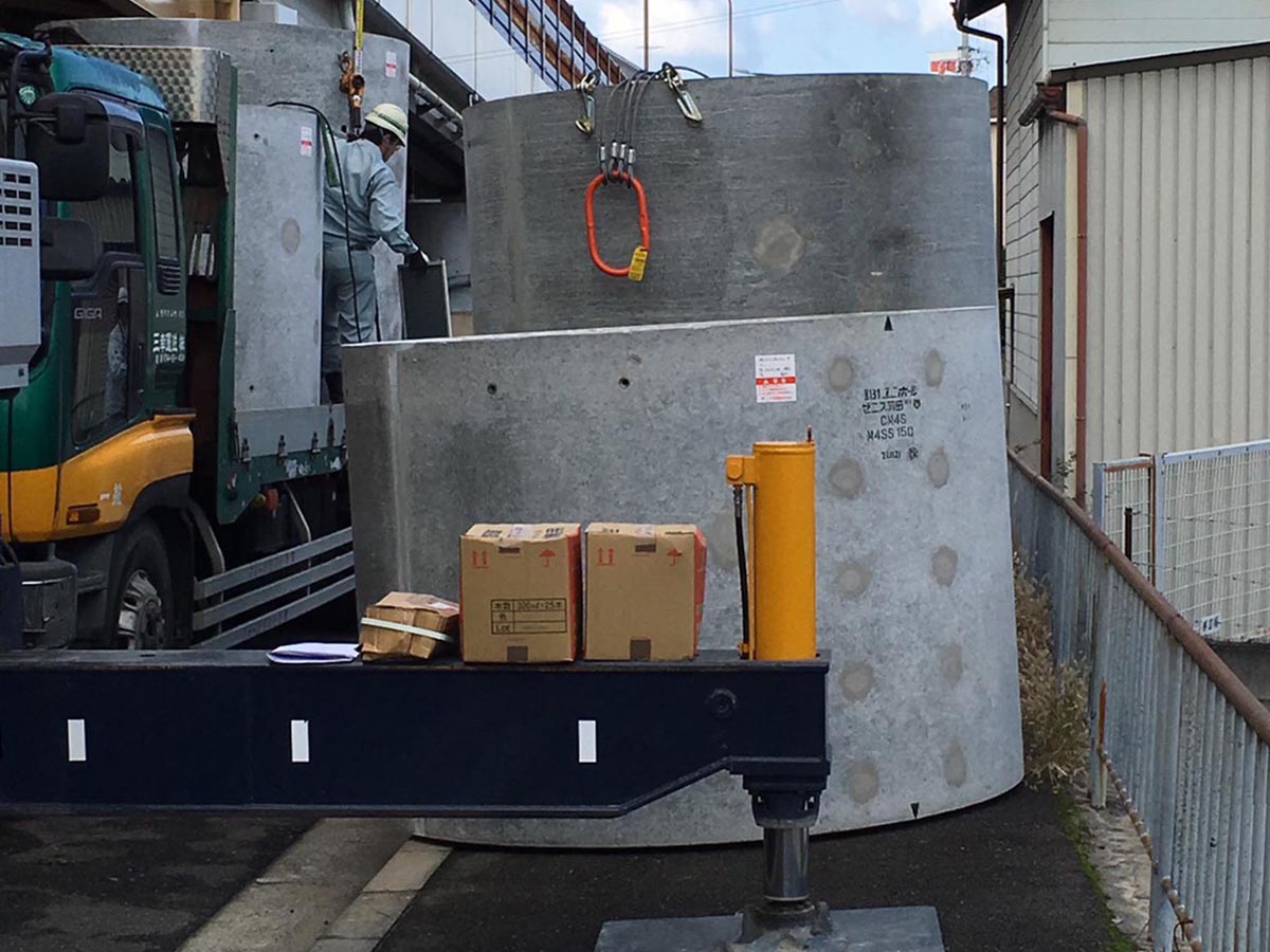 大口径水道管設置工事