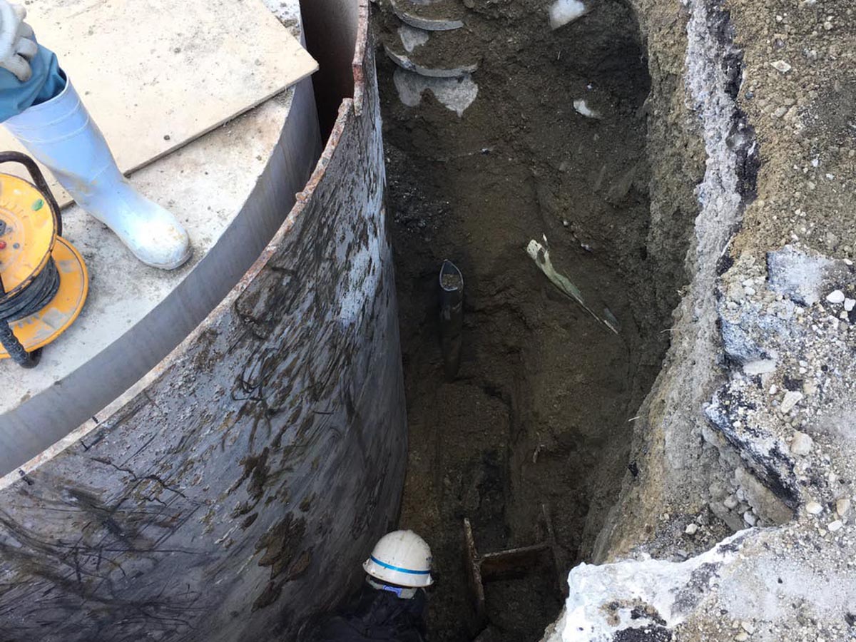 大口径水道管設置工事