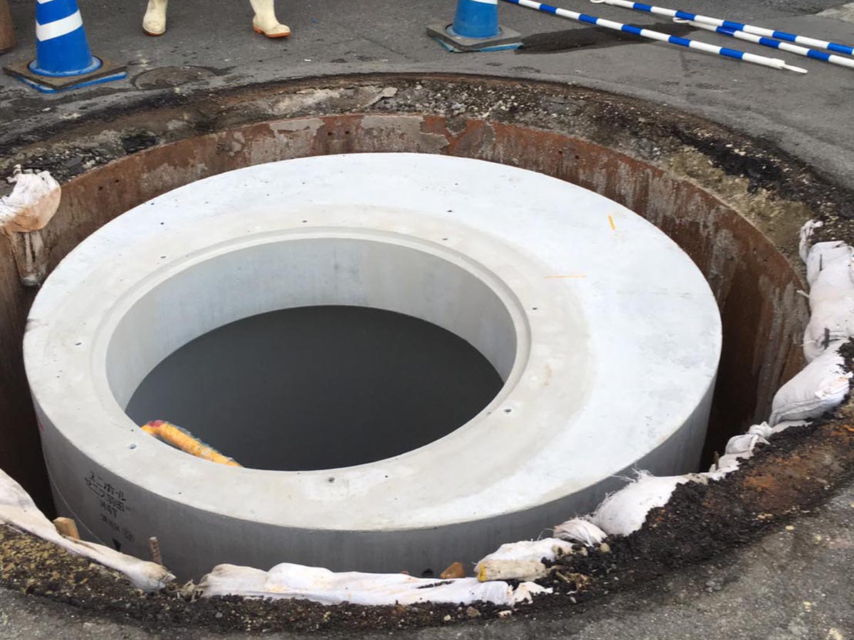 大口径水道管設置工事