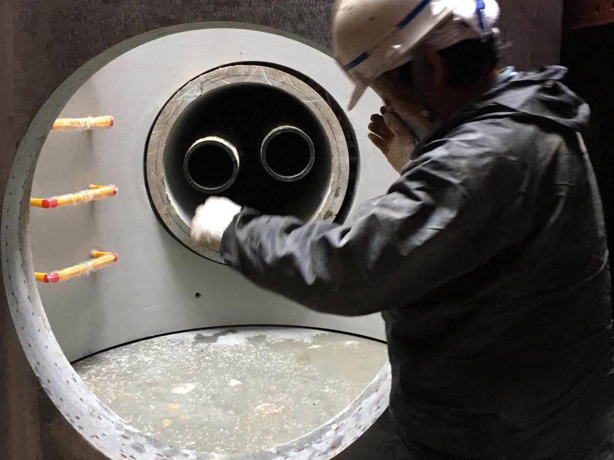 大口径水道管設置工事