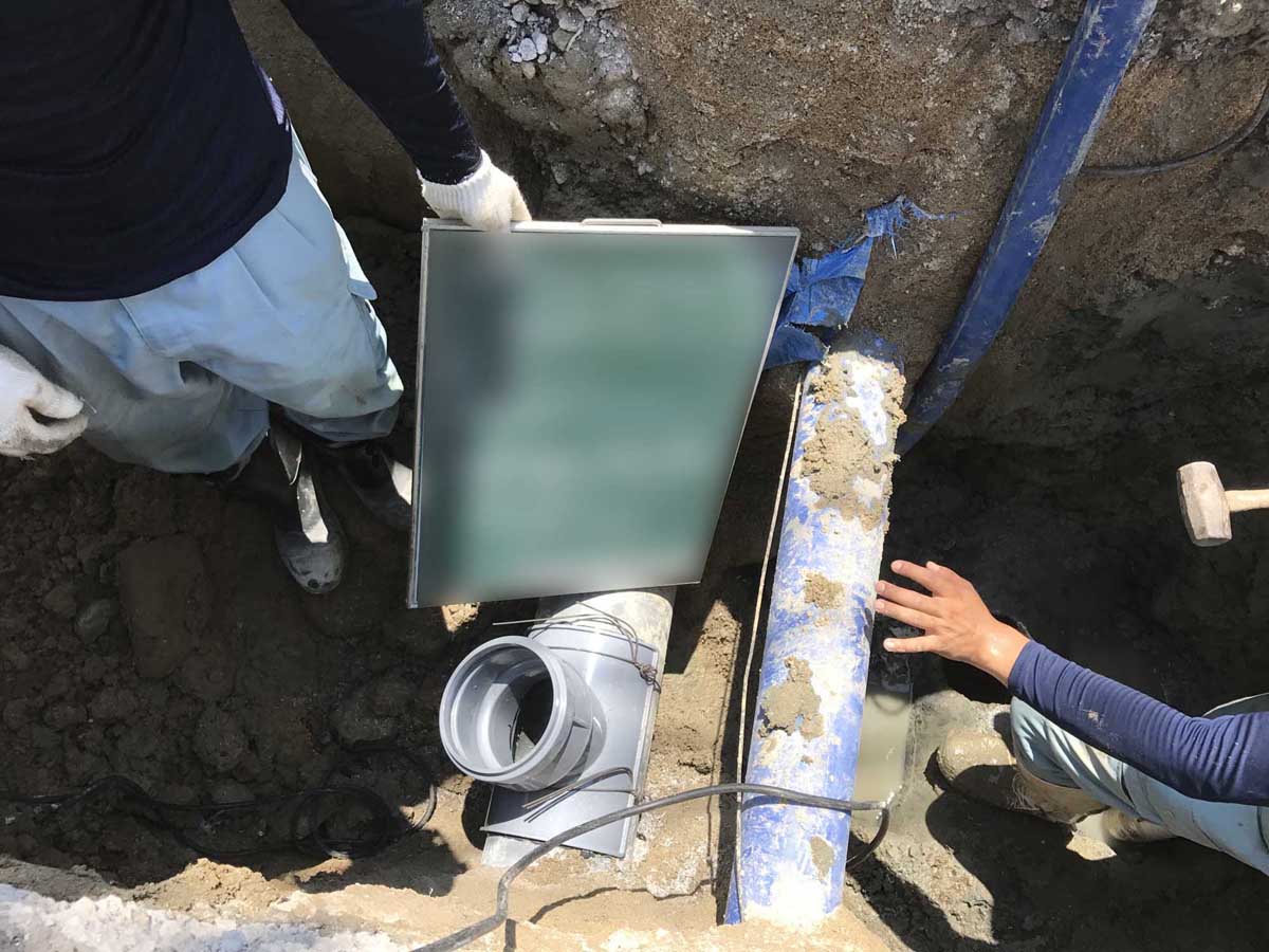 雨水引込工事